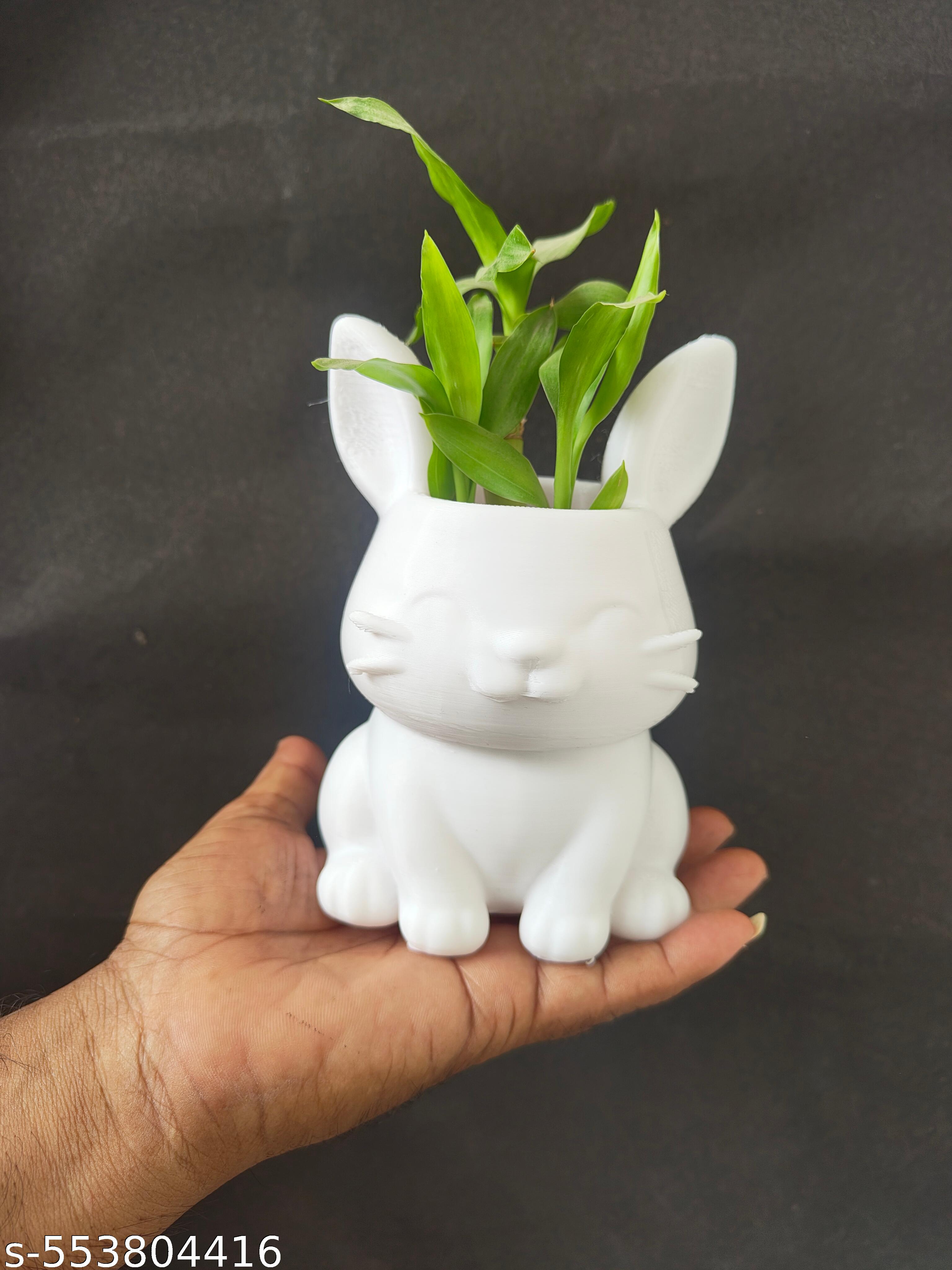 Cute bunny planter
